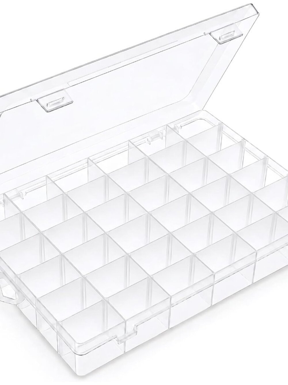 Bead Organizer Storage 36 Grid Jewelry Tackle Craft Box Adjustable Dividers